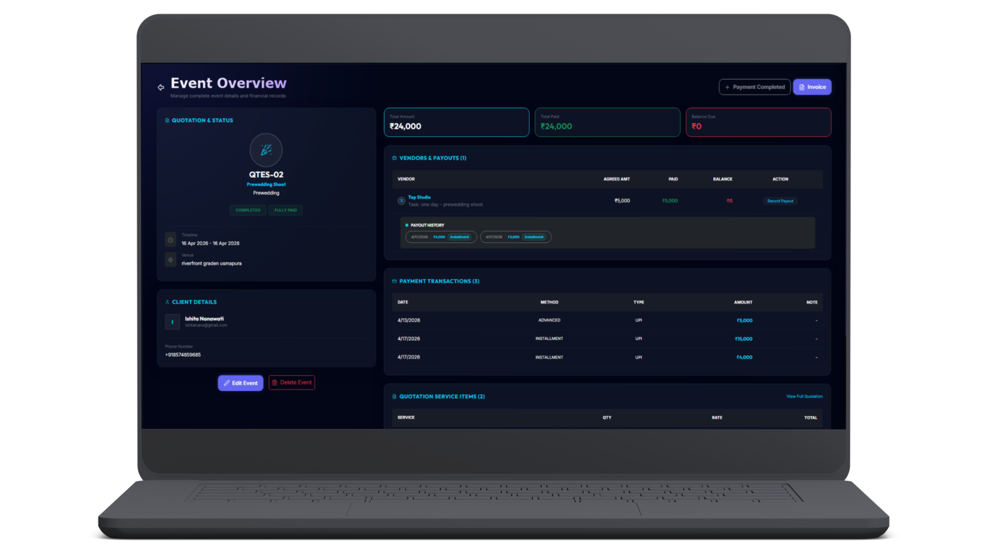 Financial Tracking